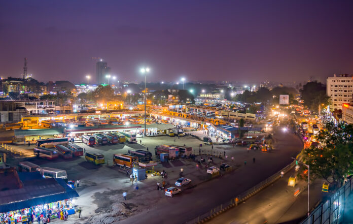 Biggest Bus Stand in India