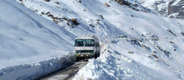 HRTC Resumes Delhi to Leh Bus Service