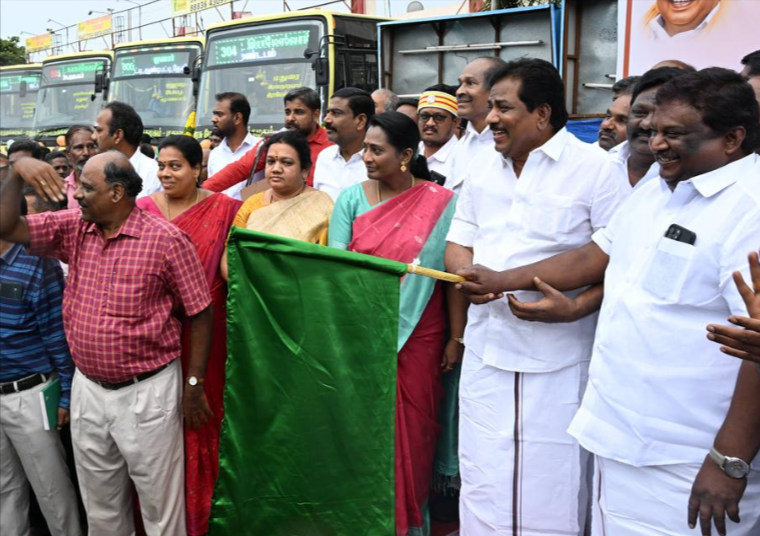 TNSTC Launches 39 New Buses in Madurai Region