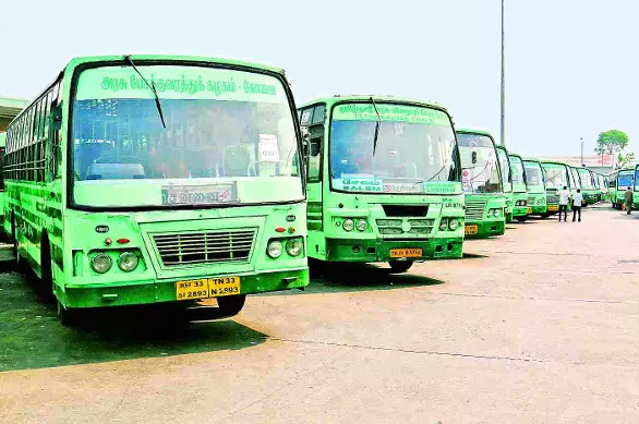 Tamil Nadu Ministers Launches 25 new TNSTC buses in Villupuram